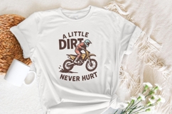 A Little Dirt Never Hurt PNG, Motocross Rider Digital Product Image 2