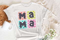 Retro Mama PNG, Checkered Mama Digital Design, Funny Mom, Product Image 6