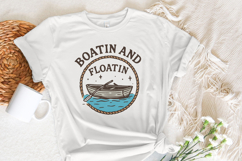Boatin Floatin PNG, Summer, Lake, Boat, Trendy, Doodle Product Image 5