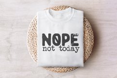 Nope Not Today png, Sarcastic Mom Life png, Sassy png, Product Image 7