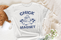 Boy Easter Chick Magnet, Baby Chick PNG, Sublimation, Retro Product Image 3