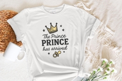 The Prince Prince Has Arrived PNG, Baby Boy Digital Product Image 7