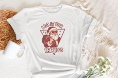 I Do It For The Ho&#039;s PNG, Funny Santa Christmas Shirt PNG, Product Image 3