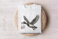 Valentine Duck Digital Download, Sublimation Design, Cute Product Image 7