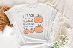 I Teach The Cutest Pumpkins In The Patch PNG | Teacher Fall Product Image 3