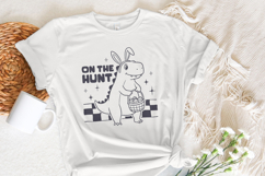 Cute Dinosaur Easter Png, Kids Easter Bunny Png, Boys Girls Product Image 5