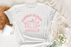 Pumpkin Season PNG, Autumn Harvest Club, Fall Shirt, Product Image 3