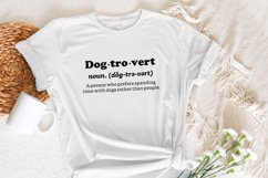 Dogtrovert Definition PNG, Dog Mom png, Dog Quote png, Dog Product Image 7