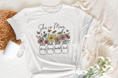 She is Mom Bundle PNG, Mom Life, Mother&#039;s Day, Retro Mama Product Image 5