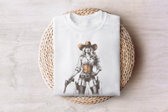 Retro Hot Cowgirl PNG, Western Wild West Digital Download, Product Image 7