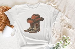 Cowgirl Boots Png, Trendy Western Sublimation Design, Product Image 7