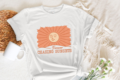 Chasing Sunset PNG, Sublimation Designs, Summer Shirt PNG, Product Image 2