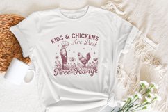 Free Range Farm Kid Design, Homestead PNG, Vintage Farm Product Image 7