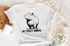 Capybara Spirit Animal PNG, Capybara Lover, Capybara Gift, Product Image 7