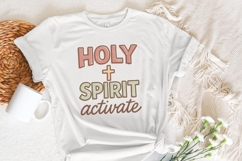 Holy Spirit Activate PNG, Faith Christian Shirt, Digital Product Image 6