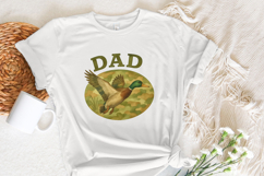 Camo Dad PNG, Father&#039;s Day PNG, Camo Flying Mallard Duck, Product Image 4