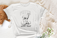 Faith Over Fear PNG, Faith png Design, Bible Verse png, Product Image 3