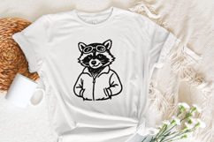 Cool Raccoon with Goggles PNG, Digital Download Animal Art, Product Image 6