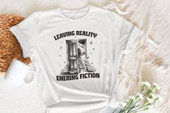 Leaving Reality Entering Fiction PNG, Bookish png PNG, Product Image 7