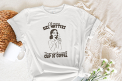 Size Matters PNG, Trendy Vintage Retro Housewife, Sarcastic Product Image 3