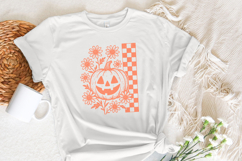 Pumpkin Floral PNG, Vintage Halloween PNG Digital Download, Product Image 7