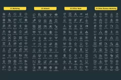 3400 Outline Icons Product Image 9