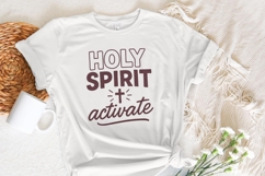 Holy Spirit Activate PNG, Christian Shirt PNG, Faith Product Image 4