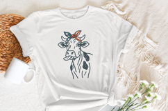 4th of July Highland Cow PNG, Patriotic Shirt Design, Product Image 4