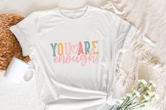 You Are Enough png PNG, Positive Quote png, Boho Self Love Product Image 7