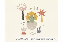 Hey SVG, Dinosaur Svg, Baby SVG, Dino Svg, Product Image 3