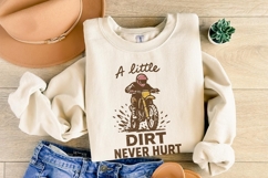 A Little Dirt Never Hurt PNG, Motocross Digital Download, Product Image 5