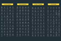 3400 Outline Icons Product Image 7
