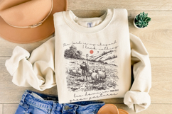 The Lord Is My Shepherd PNG, Easter Christian PNG, Retro Product Image 6