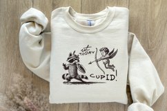 Not Today Cupid Png, Funny Feral Raccoon Valentines Day Product Image 8