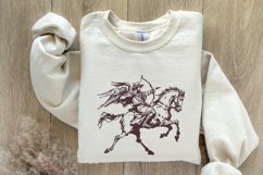 Vintage Cowboy Valentine Png, Howdy Valentine Sublimation, Product Image 8
