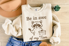 Be In Awe Of My &#039;Tism PNG, Funny Raccoon PNG, Autism Product Image 4