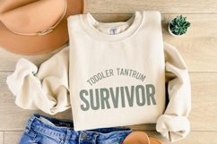 Toddler Tantrum Survivor PNG Shirt, Funny Parent PNG, Product Image 5