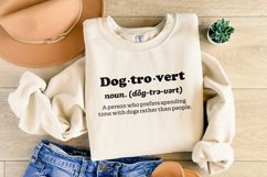 Dogtrovert Definition PNG, Dog Mom png, Dog Quote png, Dog Product Image 8