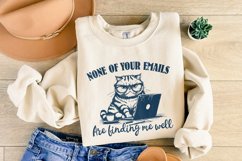 None Of Your Emails Are Finding Me Well, Funny Grumpy Cat Product Image 8