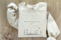 Love More Worry Less Png, Sublimation Design, Valentine Product Image 8