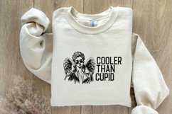 Cooler Than Cupid PNG, Valentines Day Digital File, Retro Product Image 8