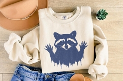 Distressed Raccoon PNG, Woodland Animal PNG, Wildlife Product Image 7