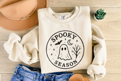 Spooky Season PNG, Retro Halloween Ghost PNG, Cute Ghost Product Image 4