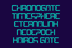 Pixel Sparta | Futuristic Display Webfont WOFF Product Image 6
