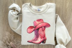 Coquette Cowgirl PNG, Western Valentine Sublimation, Product Image 8