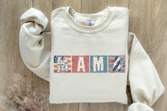 Retro Boho Mama PNG, 4th of July Sublimation, American Mama Product Image 8