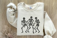 Dancing Skeletons PNG, Funny Skeleton Clipart, Gothic Product Image 8