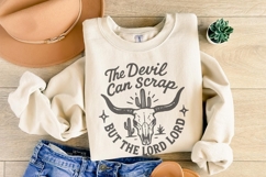 The Devil Can Scrap But The Lord Lord PNG, Western PNG Product Image 5
