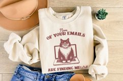 None Of Your Emails Are Finding Me Well, Funny Grumpy Cat Product Image 8