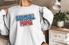 Trending Baseball Mom PNG, Dalmatian Glitter Sublimation Product Image 8